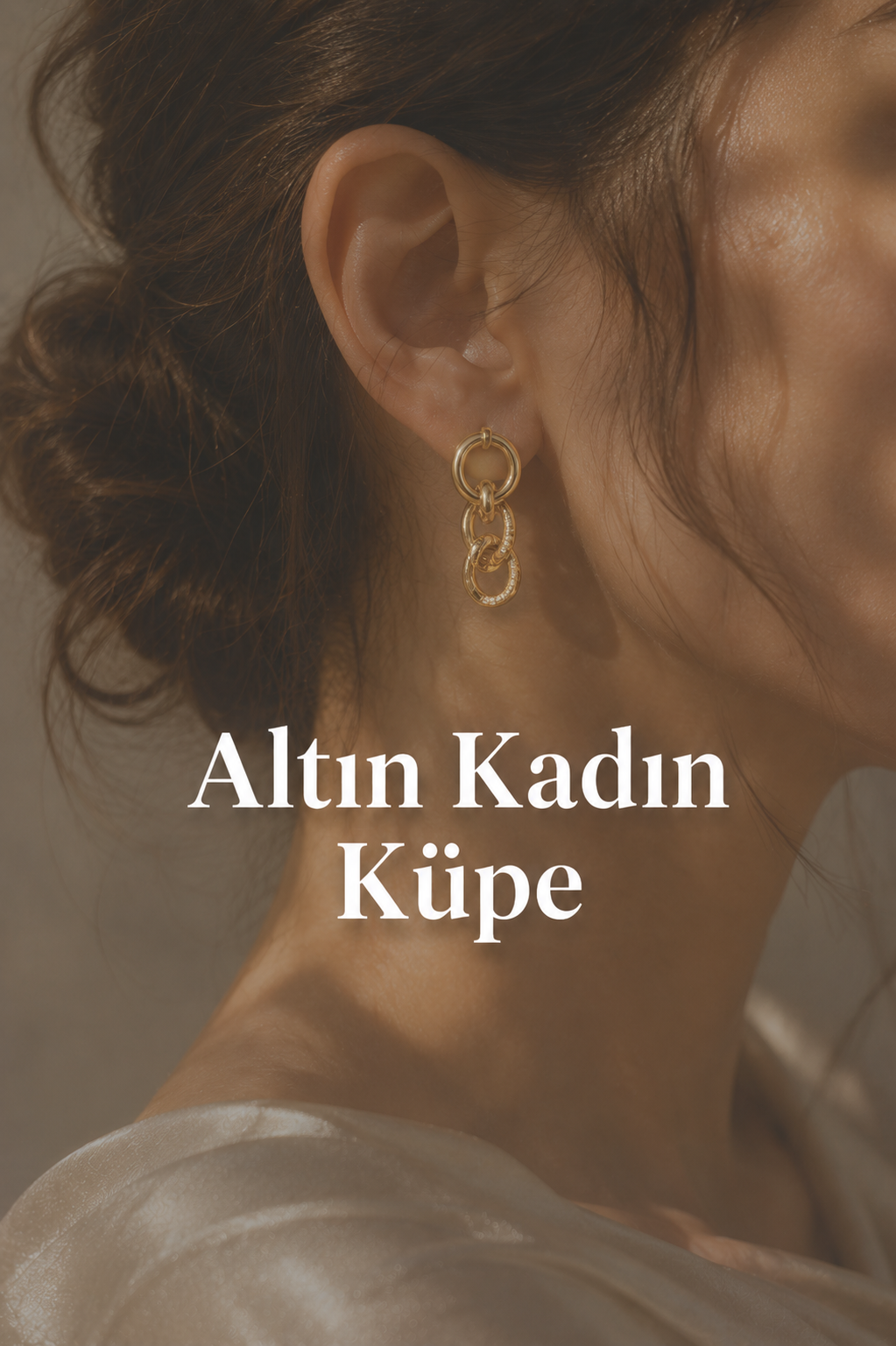 Altın Kadın Küpe